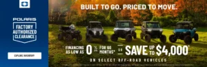 Read more about the article Factory Authorized Clearance Sales Event – ATV